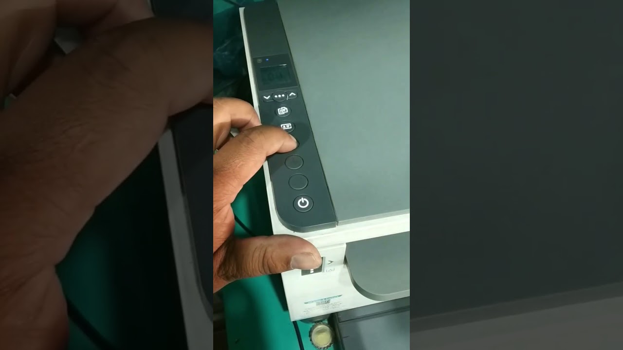 how to print configuration page in hp laserjet tank mfp1005.