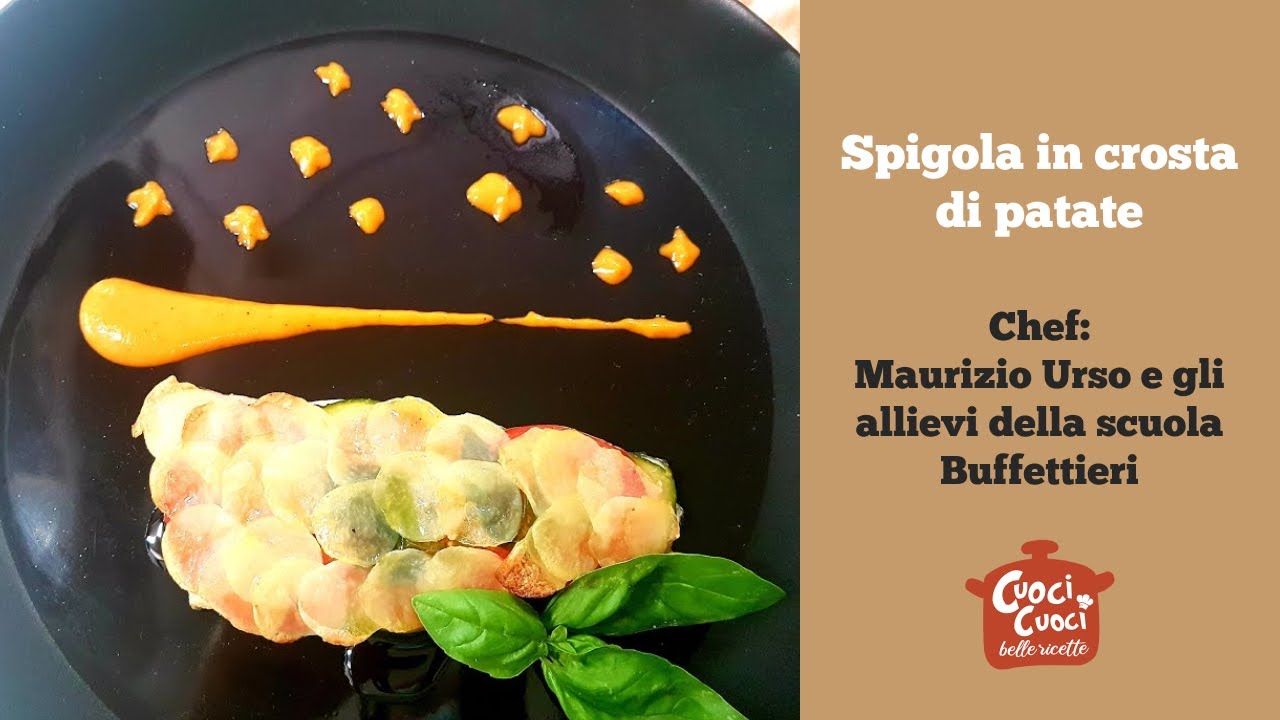 Spigola in crosta di patate