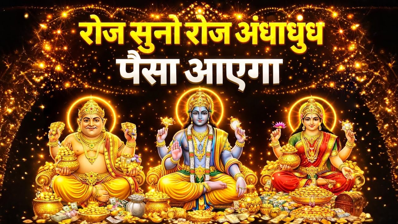 विष्णु लक्ष्मी कुबेर मंत्र 🙏 जीवन में एक बार जरूर सुनें 💰 रोज़ अंधाधुंध पैसा आएगा