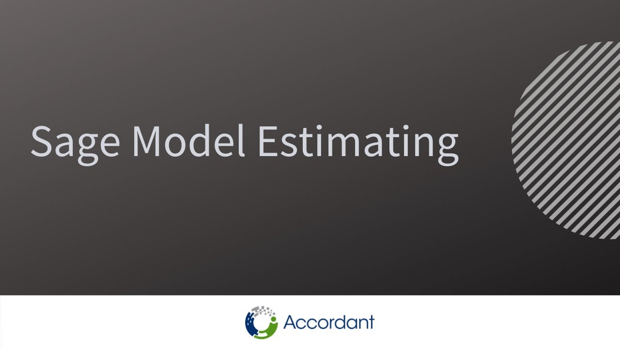 Sage Model Estimating