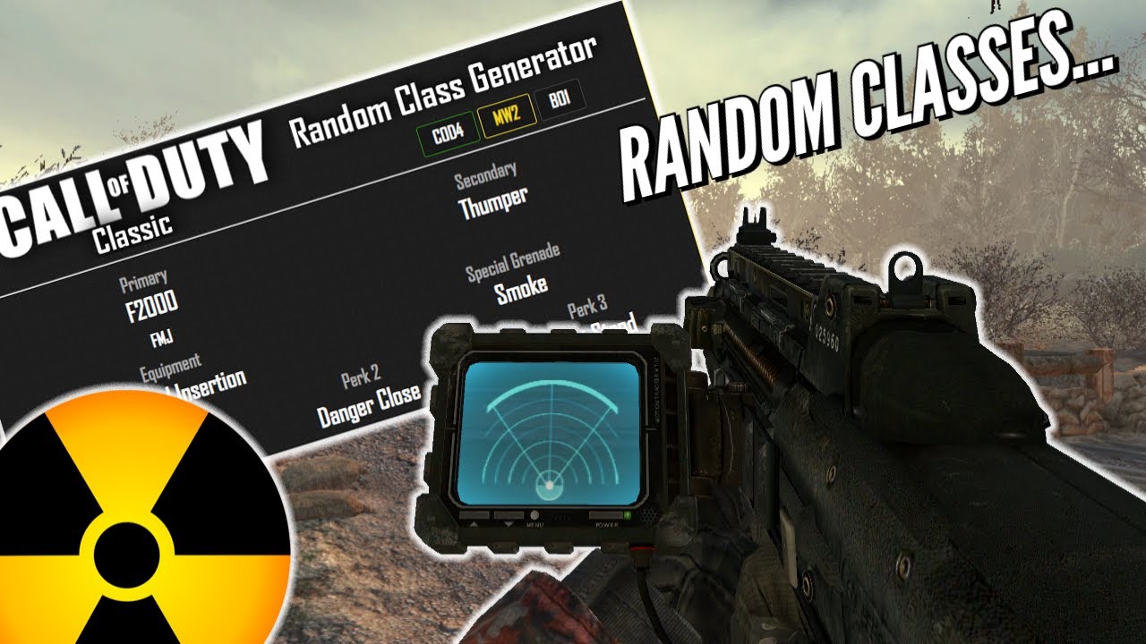 Генератор случайных классов в Modern Warfare 2 ЯДЕРНОЕ ИСПЫТАНИЕ!