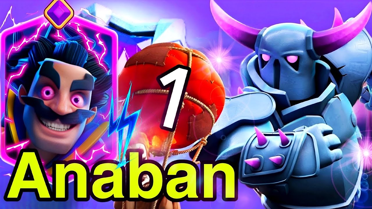 Anaban брал ТОП-1 мира этой колодой множество раз! / Clash Royale