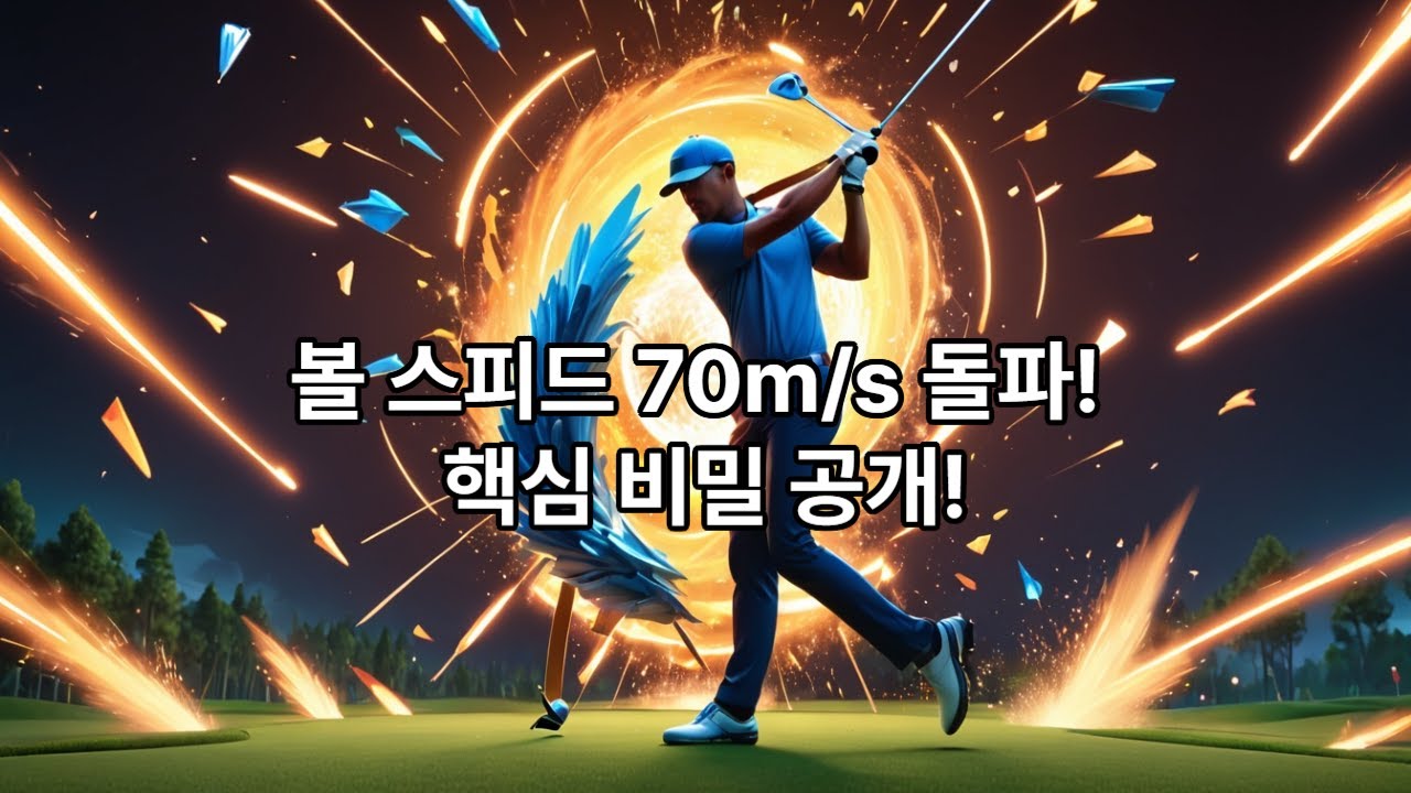 아마골퍼 필독 _ 드라이버 볼 스피드 70m/s 달성을 위한 트랜지션 및 타이밍 가이드