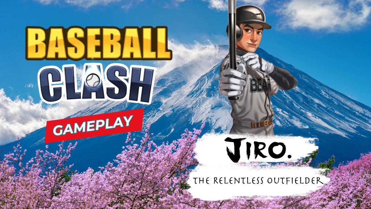 Baseball Clash Gameplay #12 :  *NEW CHAR* JIRO THE RELENTLESS OUTFIELDER. 🏯⚾