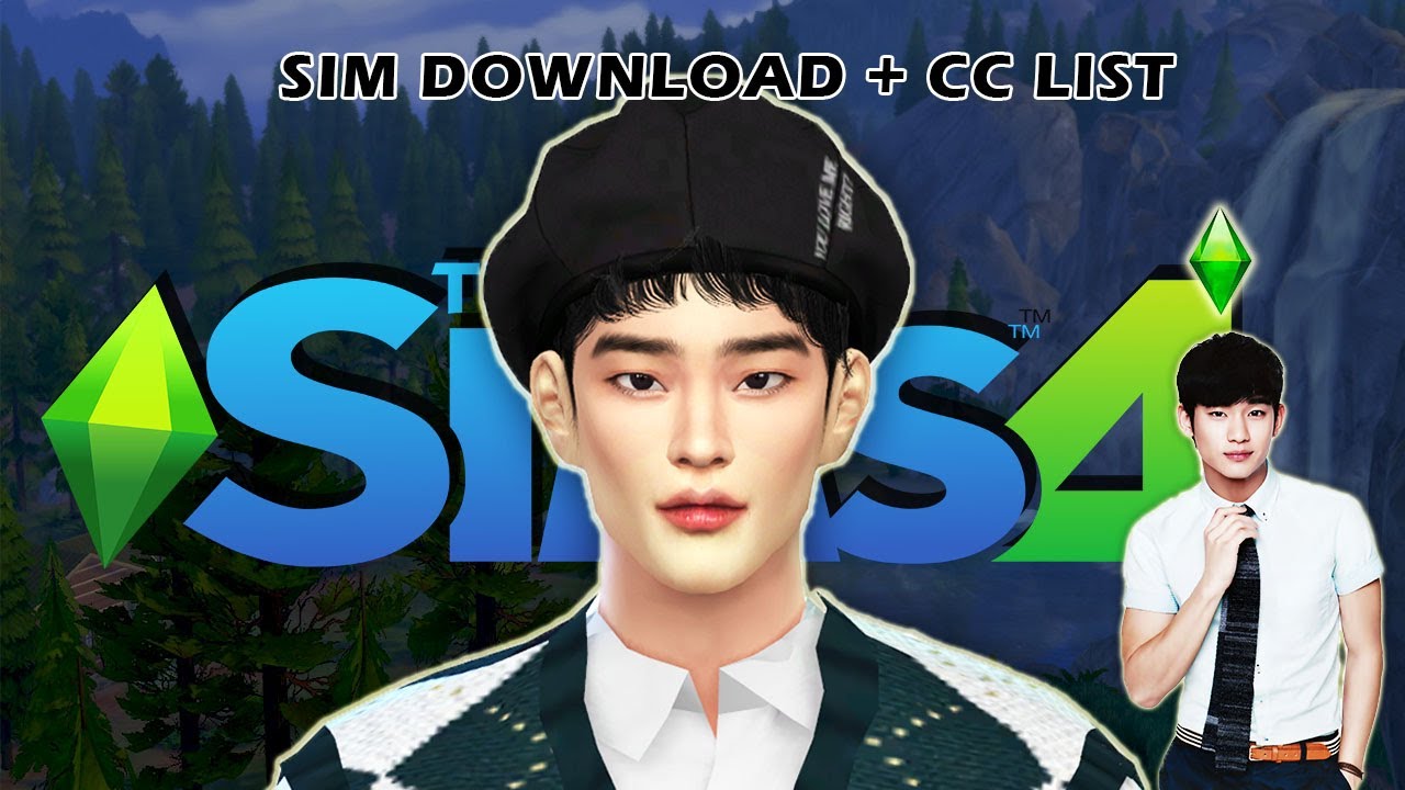 The Sims 4 Kim Soo Hyun CAS ( SIM DOWNLOAD + CC List) Korean Actor