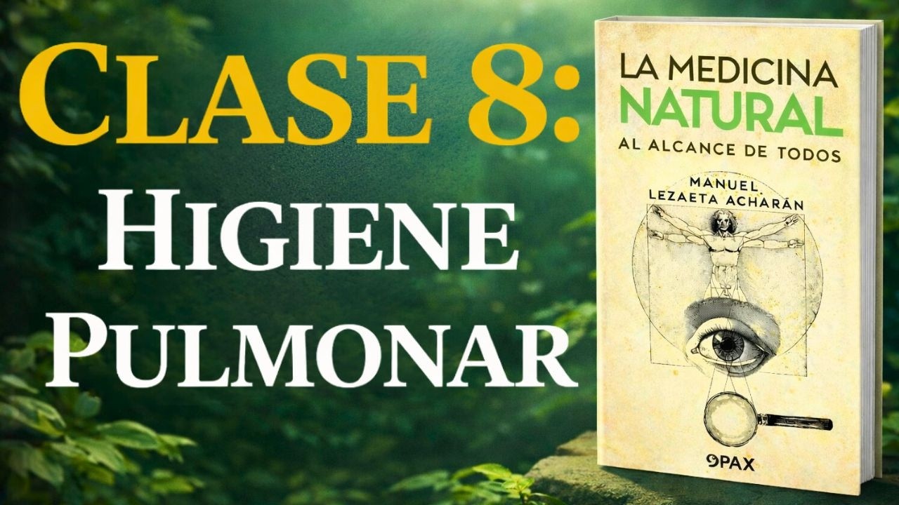 CURSO de Medicina NATURAL | Clase 8: Higiene en tus pulmones