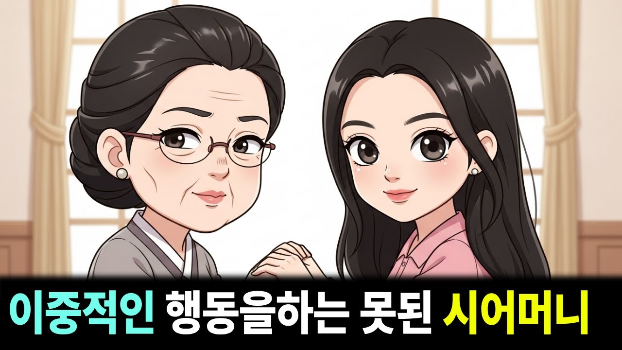 이중적인 행동을 하는 못된 시어머니 |사람사는이야기|시월드|고부갈등|실제사연