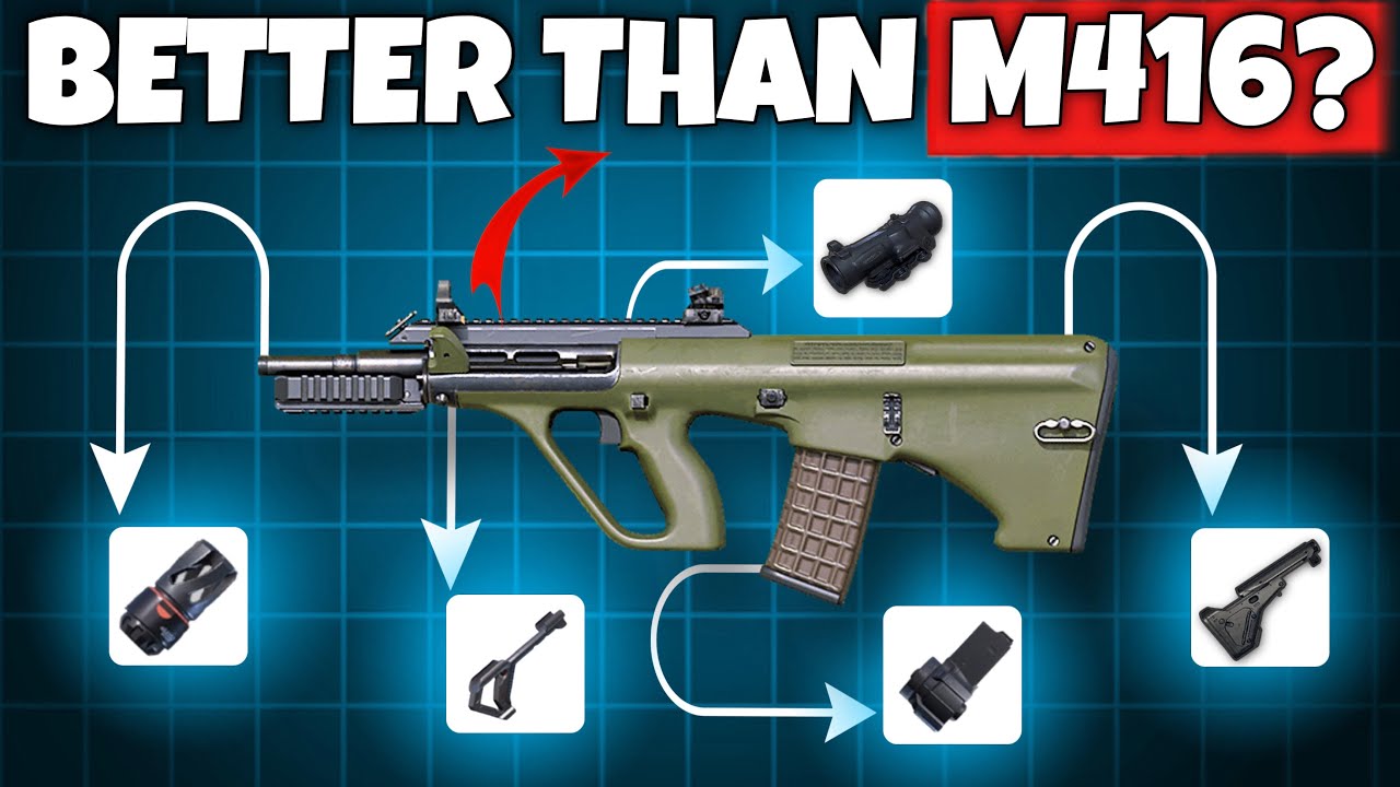 How to Properly use AUG A3 in PUBG Mobile BGMI -  AUG Tips and Tricks - GG Bro
