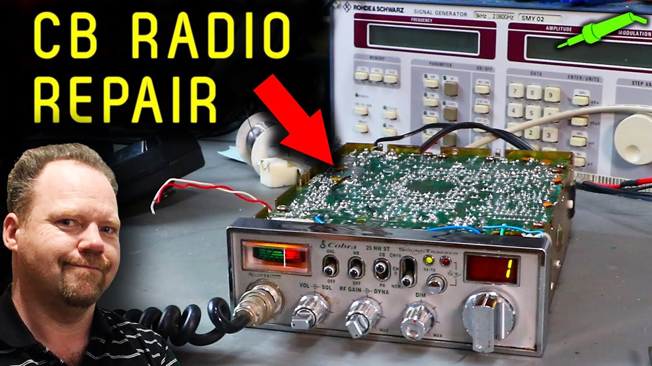 🔴 Cobra 25 NW ST CB Radio Repair SN9772 - No.879