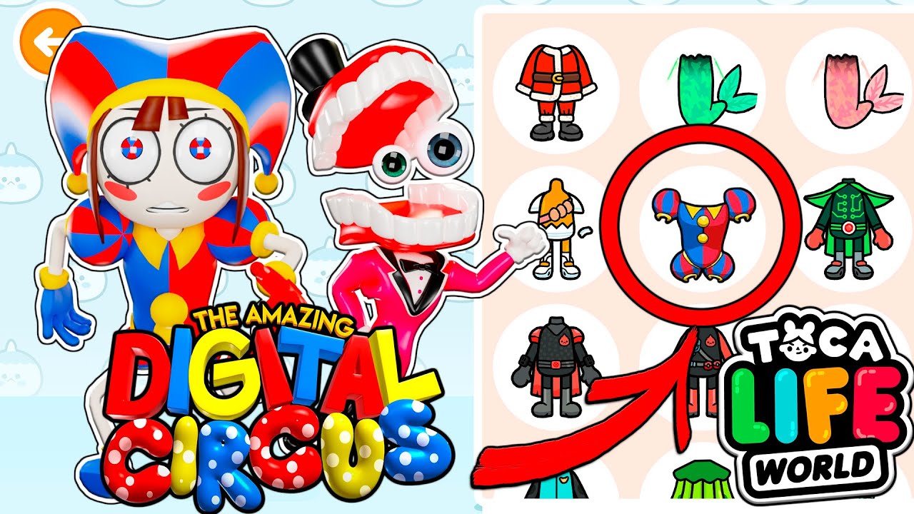 How to MAKE The Amazing Digital Circus Characters in Toca Boca World | Pomni | Toca Boca