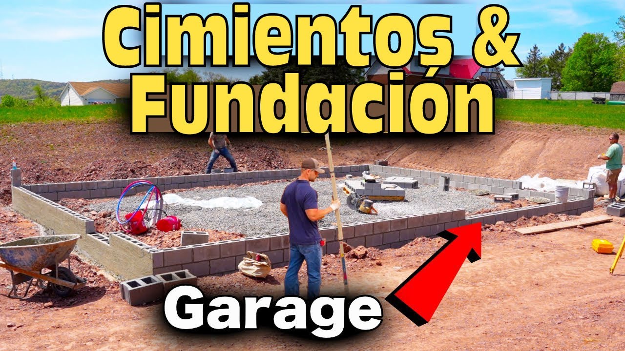 Cómo Construir un Garaje - Colado de Zapatas y Cimentación