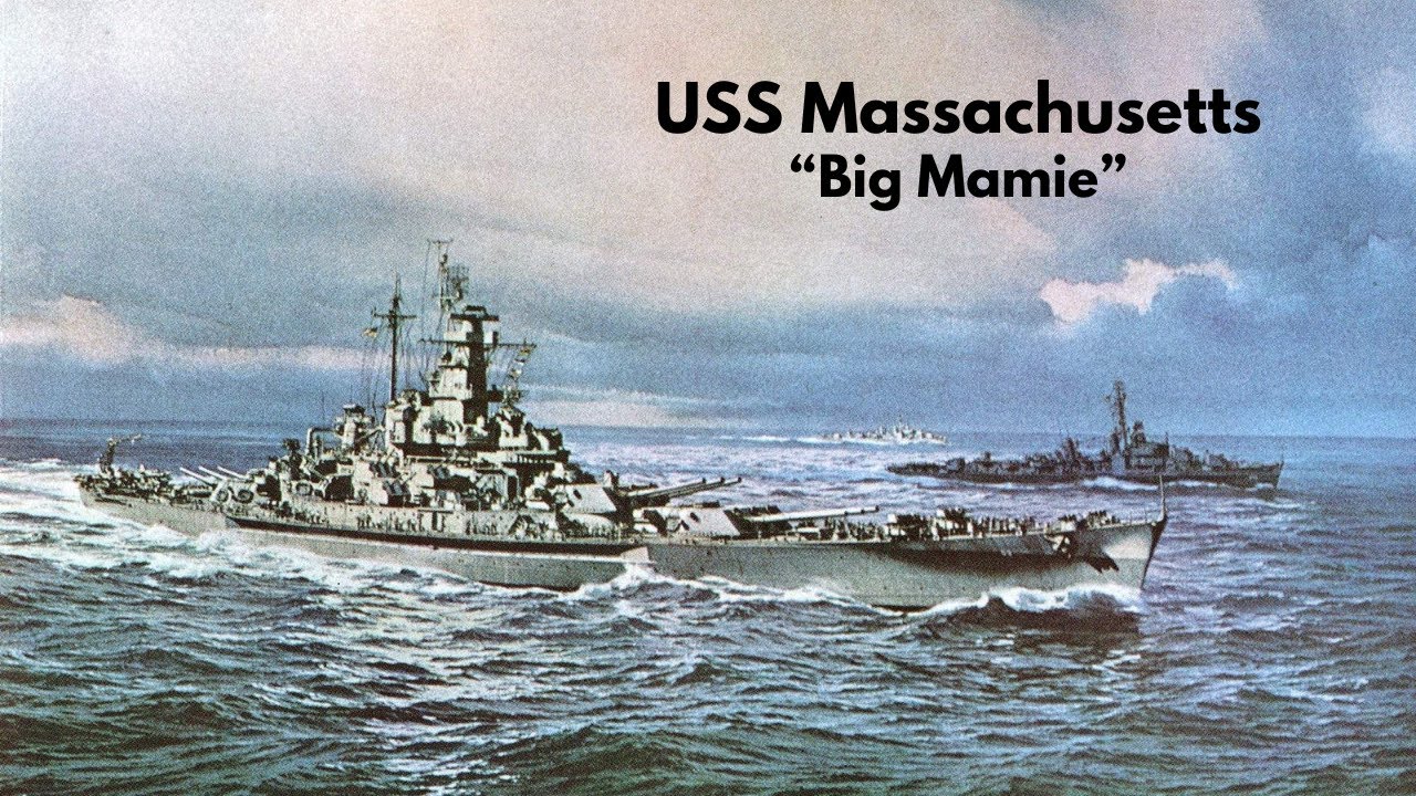 USS Massachusetts — первый и последний залп американских 16-дюймовых орудий во Второй мировой войне
