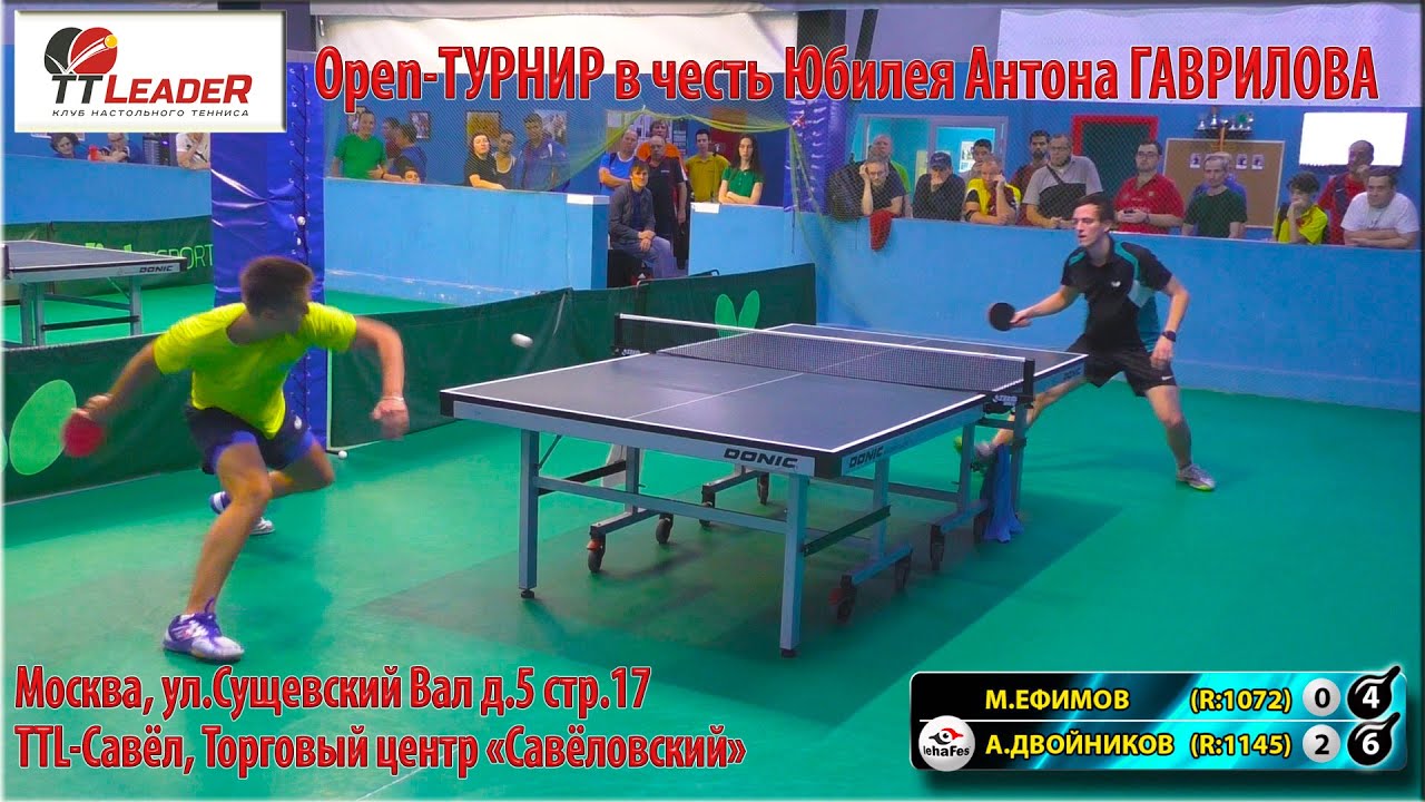 ФИНАЛ ЕФИМОВ - ДВОЙНИКОВ #RUSSIAN #Championships #tabletennis #настольныйтеннис