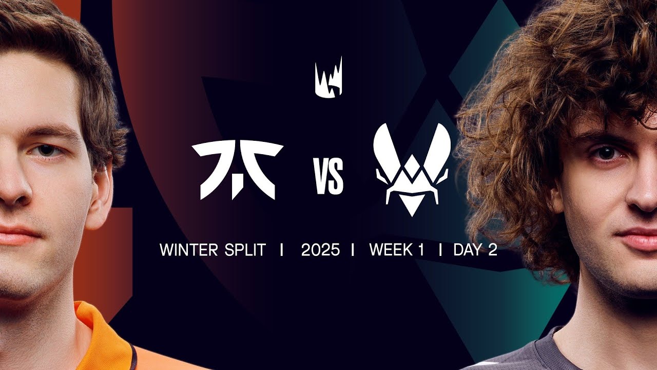 FNC v VIT| 2025 LEC Winter | Week 1 Day 2 | Fnatic vs. Team Vitality