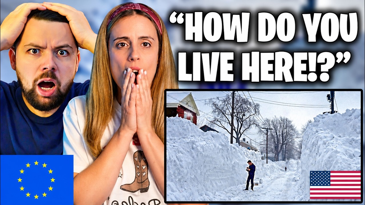 European Couple Reacts to American States with the WORST Weather!