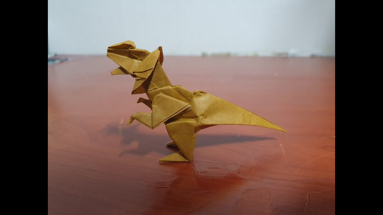 딜로포사우루스 접기(Dilophosaurus Origami)