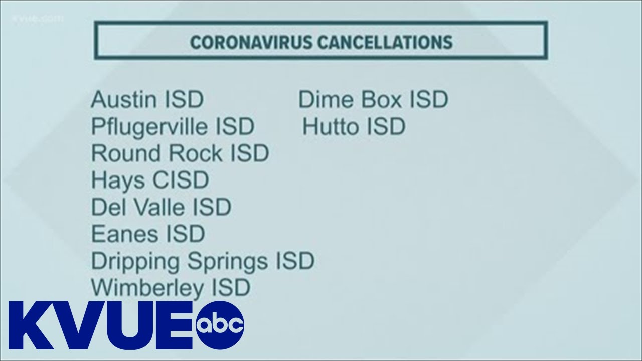 Austin ISD cancels school for 2 weeks amid coronavirus concerns | KVUE