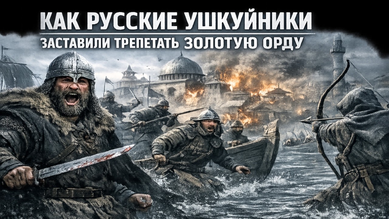 Ушкуйники: Спецназ Древней Руси, который разграбил столицу Орды.