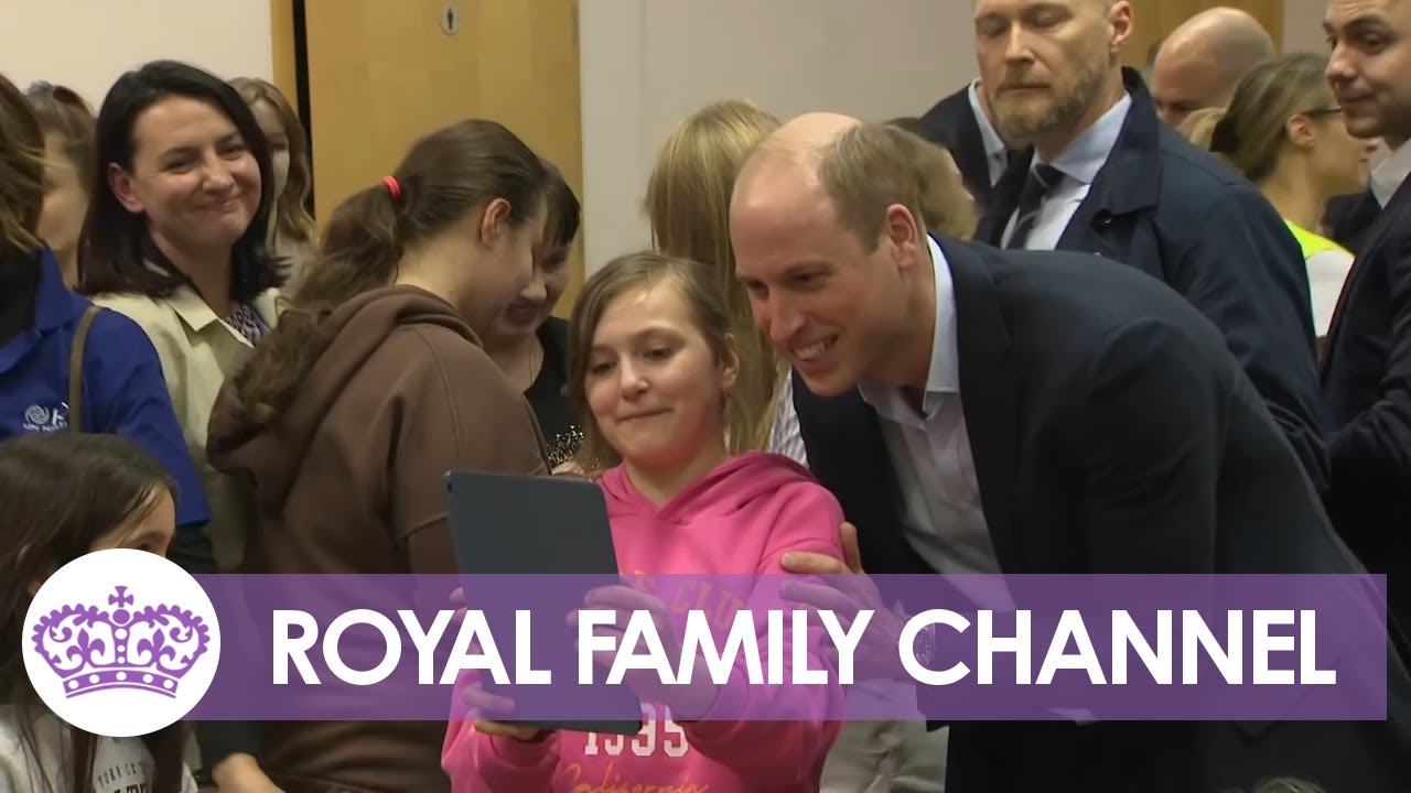 Prince William Meets Ukrainian Refugees in Poland