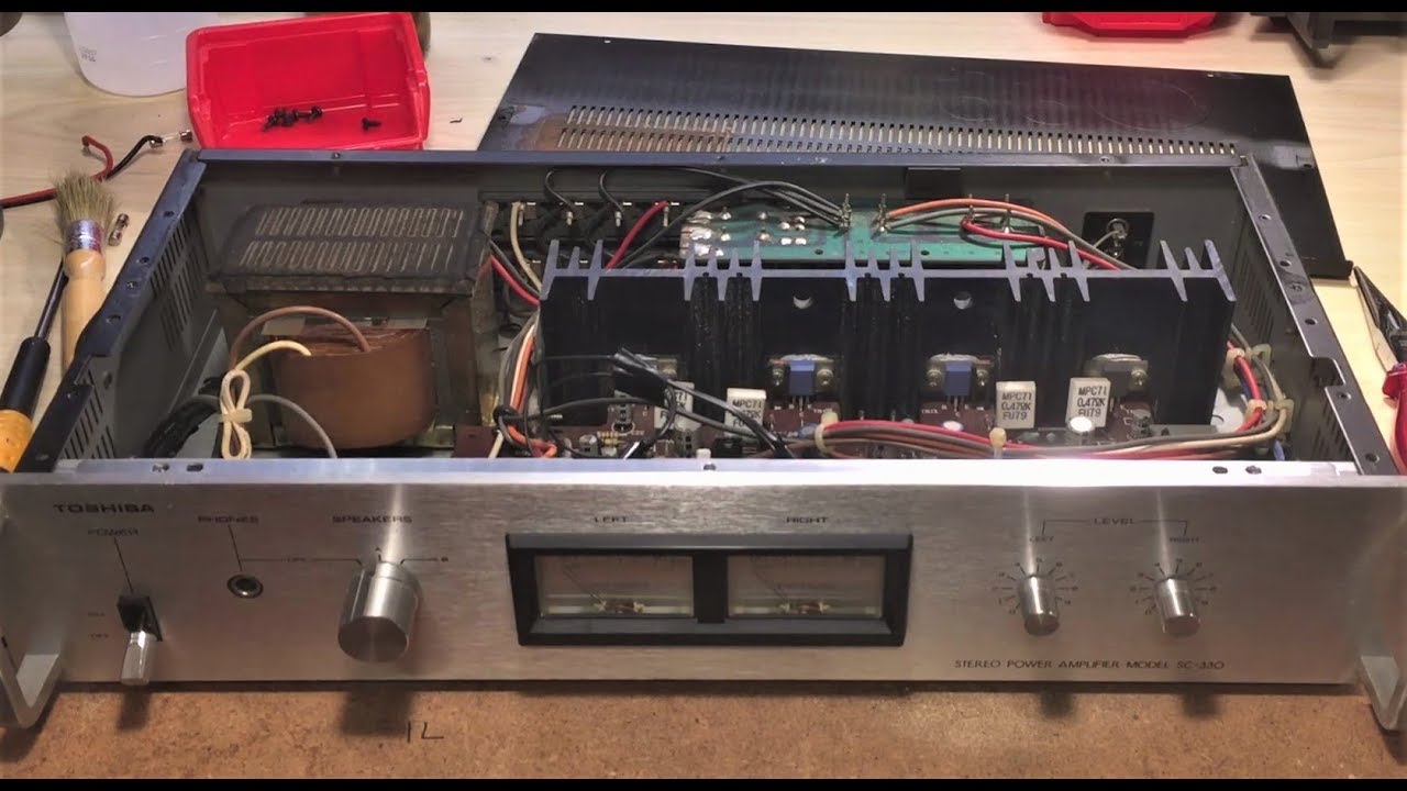 Toshiba SC-330 Power Amplifier Repair