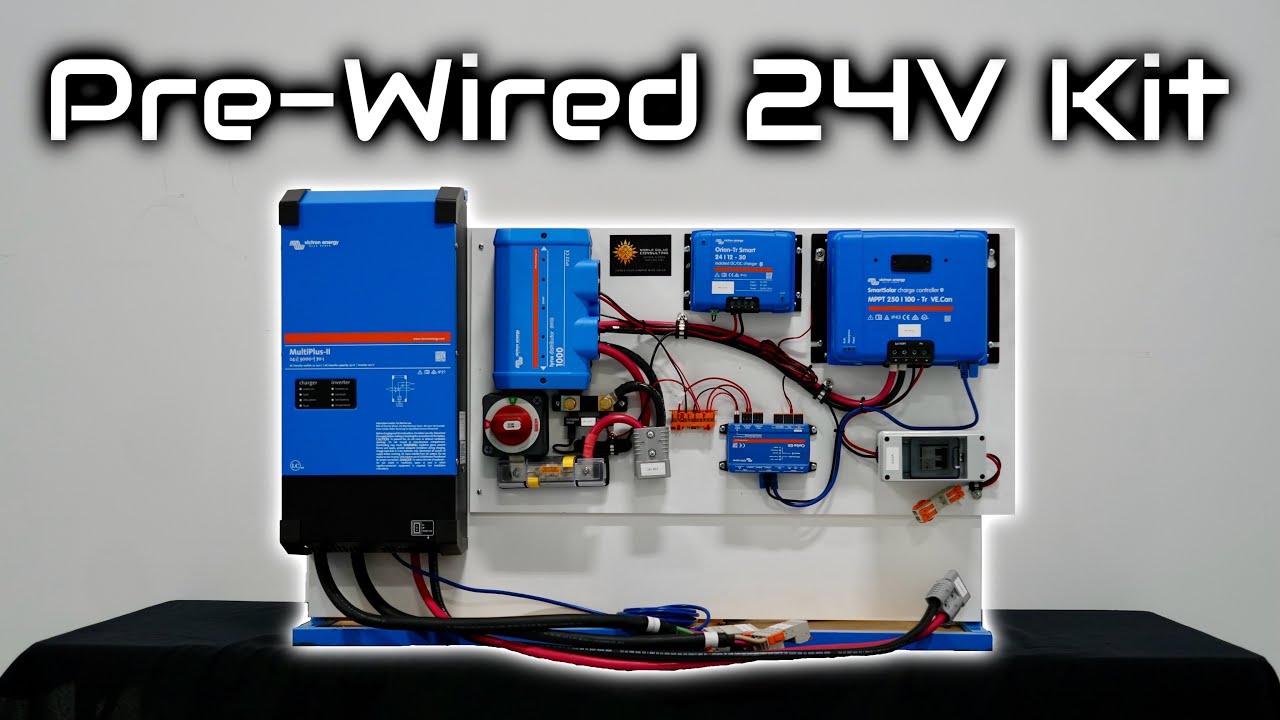 This PRE-WIRED Victron Kit is EASY TO INSTALL in Your RV/Campervan! (Installation Walkthrough)