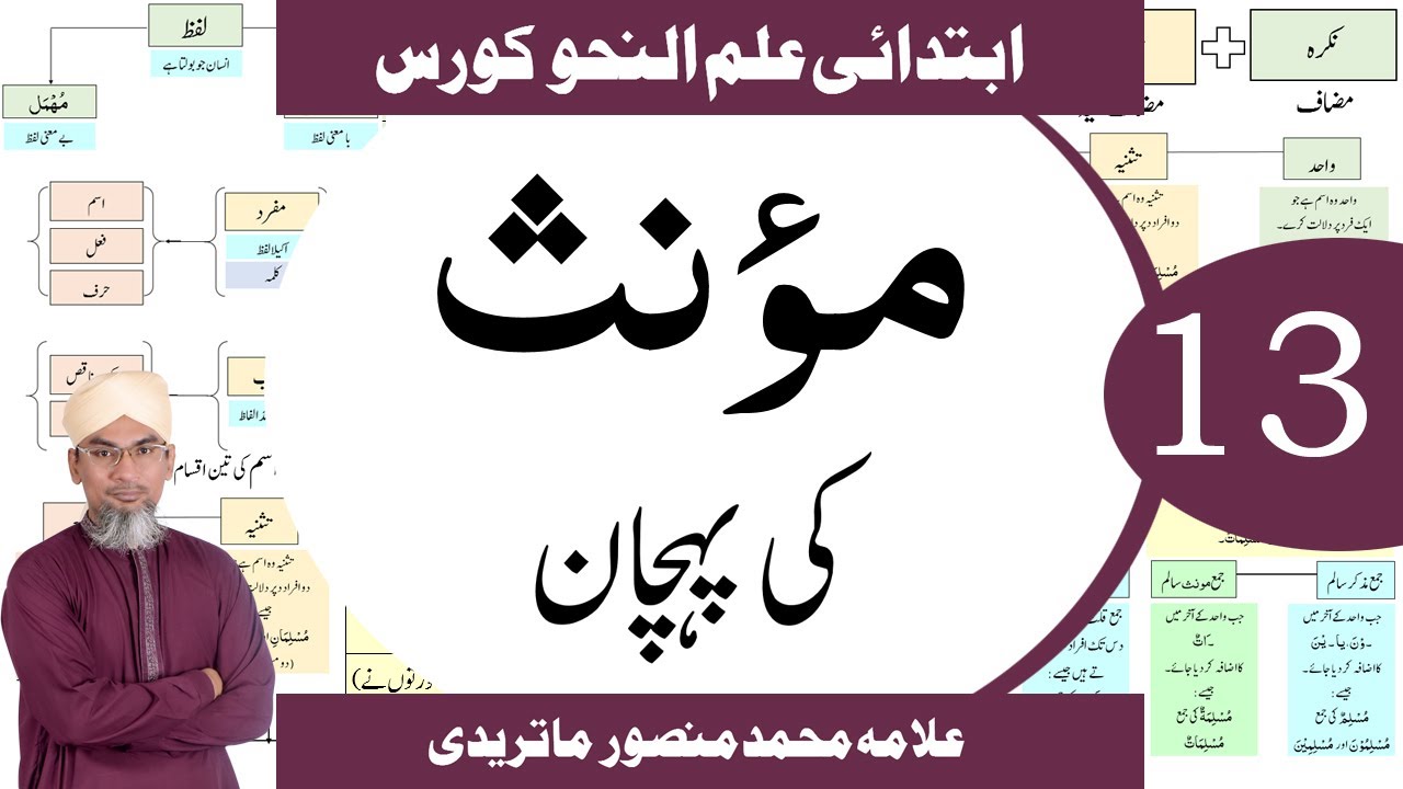 مؤنث کی اقسام | Practical 13