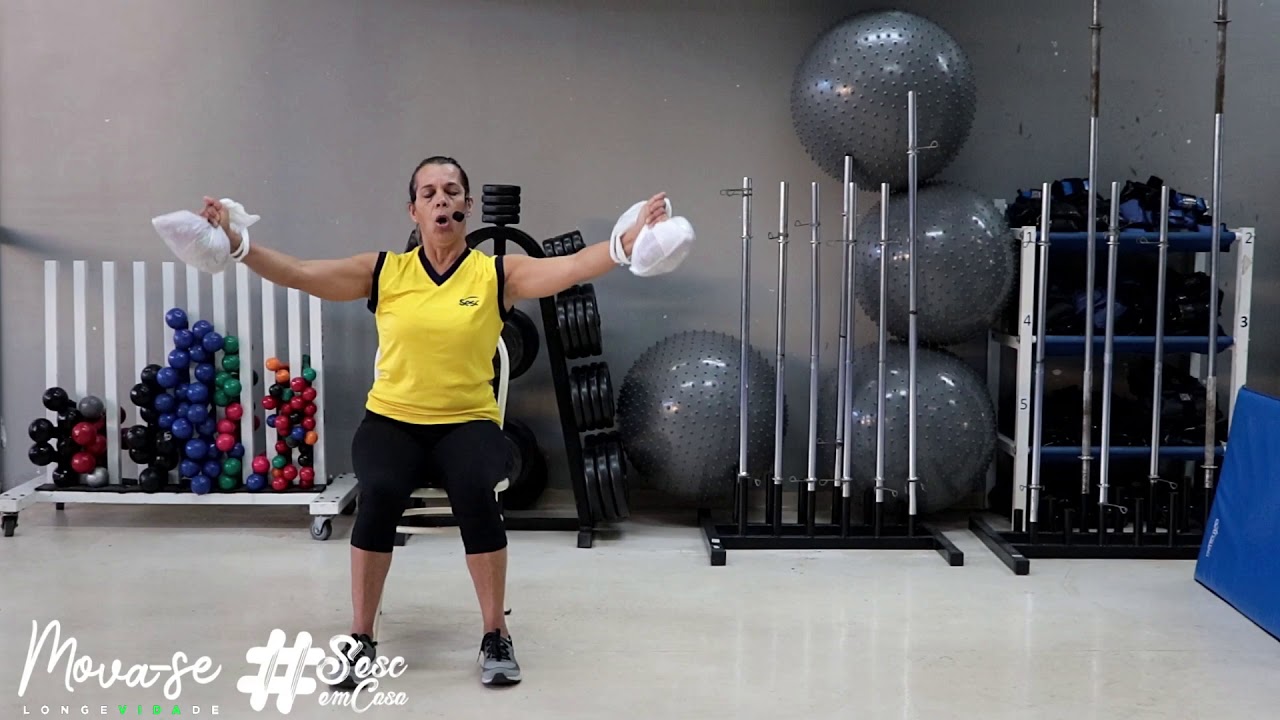 Exercícios para idosos - Mova-se Longevidade  #SescEmCasa
