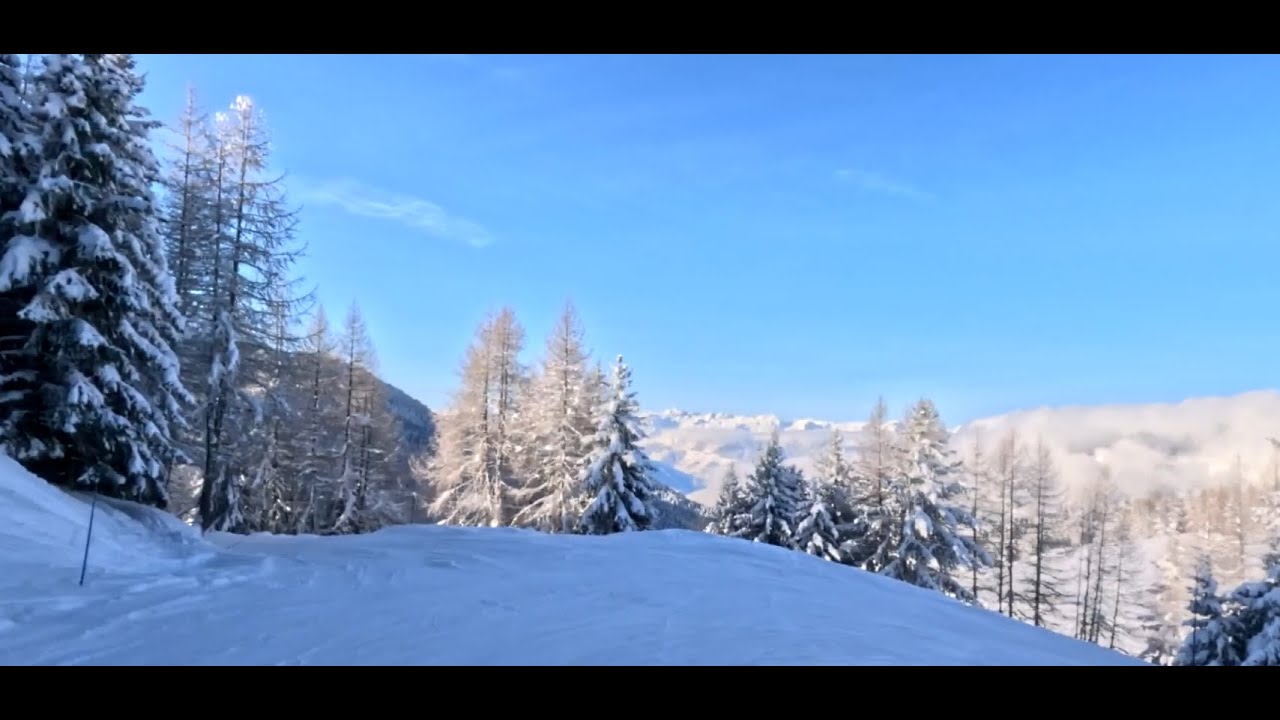 Evadez vous dans ces paysages enneigés. Un peu de calme à La Plagne