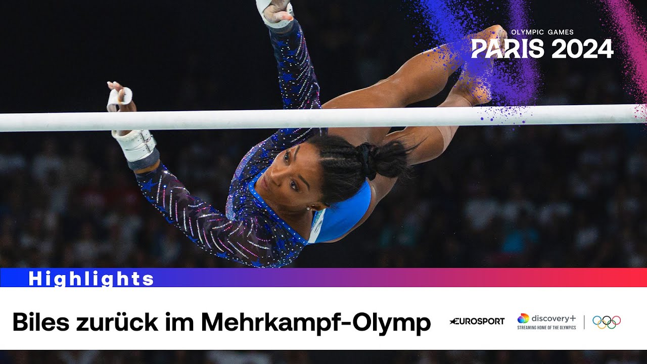 Biles gewinnt Mehrkampf-Gold | Turnen | Olympia 2024 in Paris | Highlights deutsch