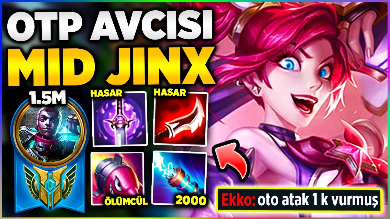 META FALAN KALMADI 1.5M EKKOYU DÜMDÜZ ETTİM!! 40 KILL JİNX MID OYNANIŞ | Rasher