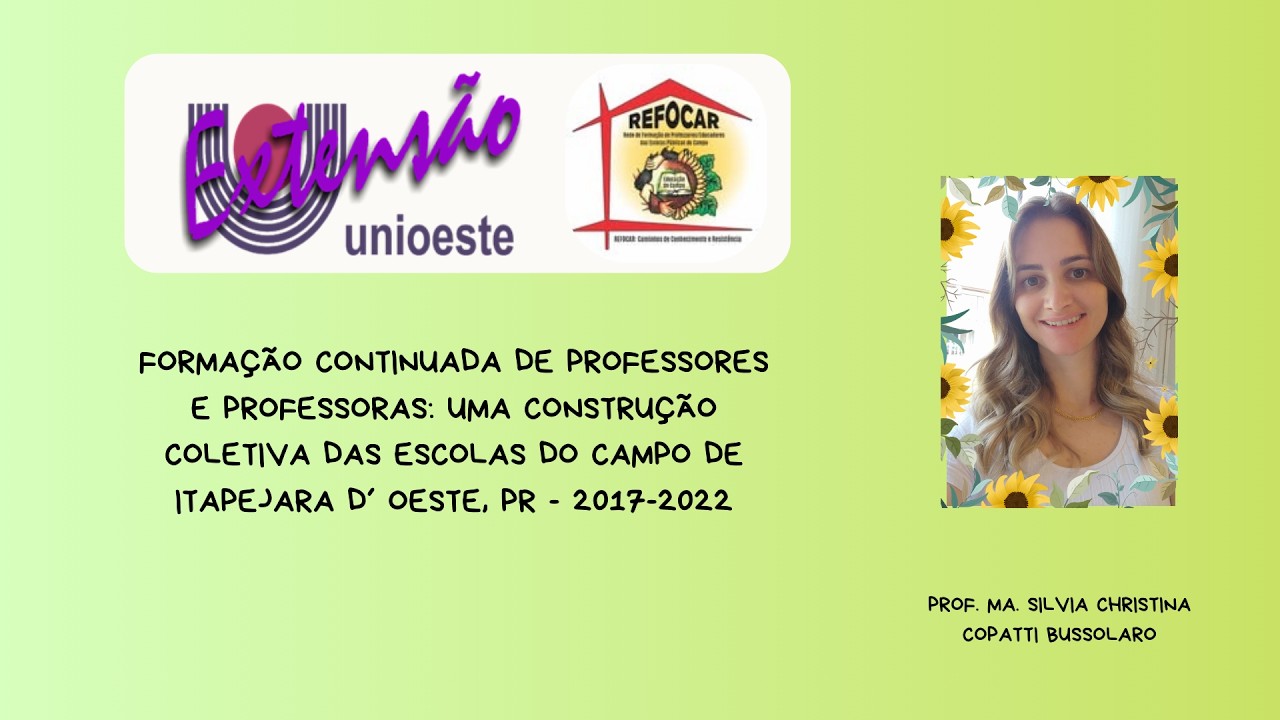 Formação Continuada: uma construção coletiva das Escolas do Campo.