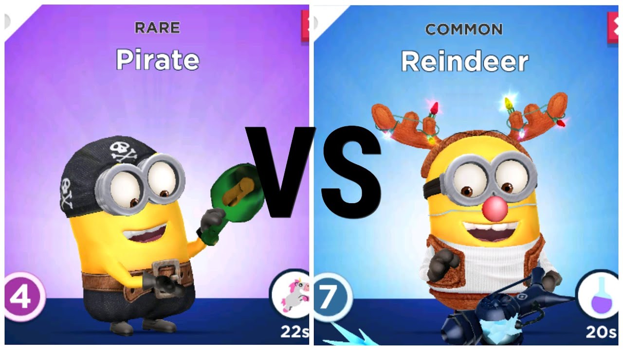 Minion Rush Pirate VS Reindeer