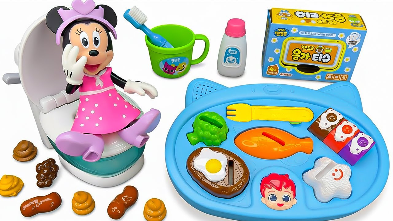 💩Mickey Mouse Potty Training Fidget Toys 💩🚽 Satisfying Unboxing ASMR 2026, MICKEY Kochspielzeug 🍽️