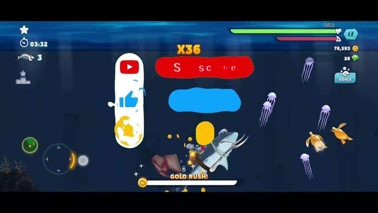 HUNGRY SHARK WORLD BEGINNER | GREAT WHITE SHARK KILLED BY MEGALODON | LEVELING TO MEGALODON