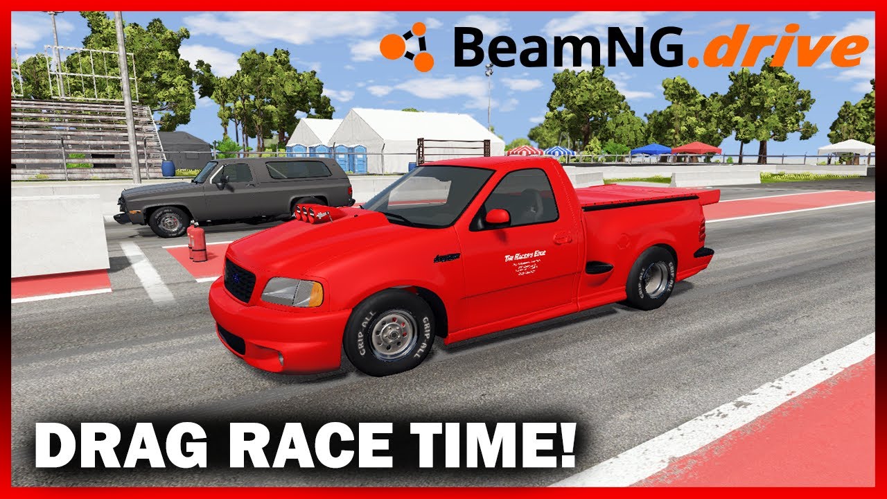 BeamNG.drive MP - ДРЭГ-РЕЙСИНГ FORD LIGHTING 1500 Л.С.! (МОНСТР НА КОЛЕСАХ!)