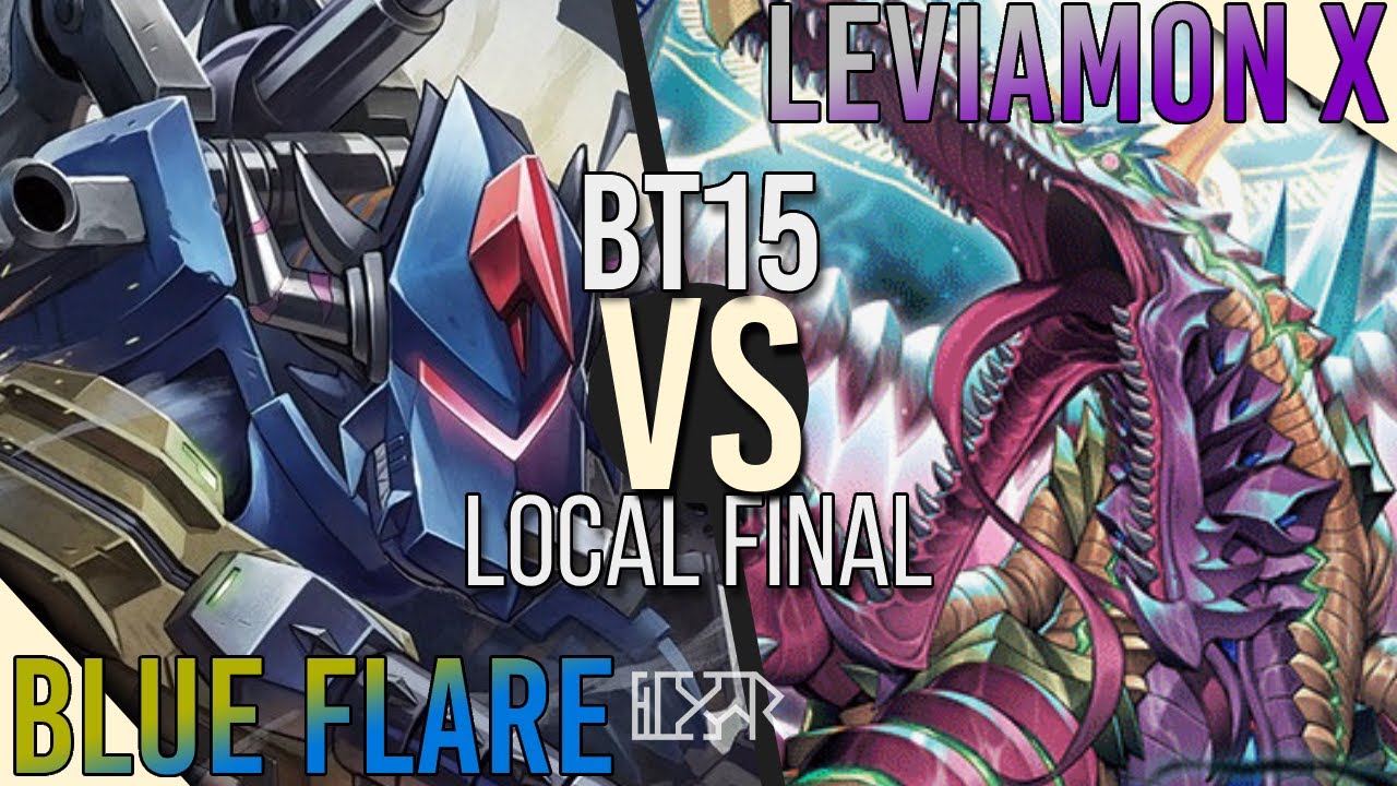 Blue Flare vs Leviamon X [Digimon TCG BT15 Local] Match Commentary