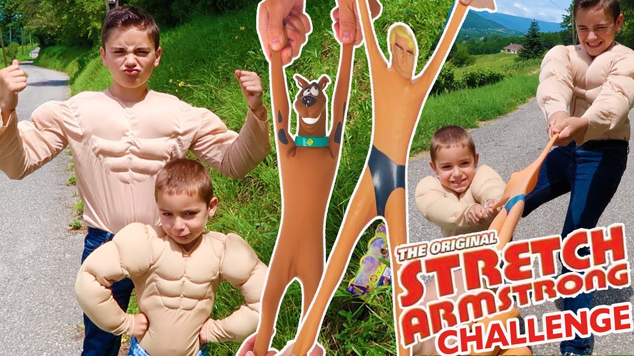 CHALLENGE STRETCH ARMSTRONG - Mini Stretch Scooby-Doo & Mini Stretch Armtrong