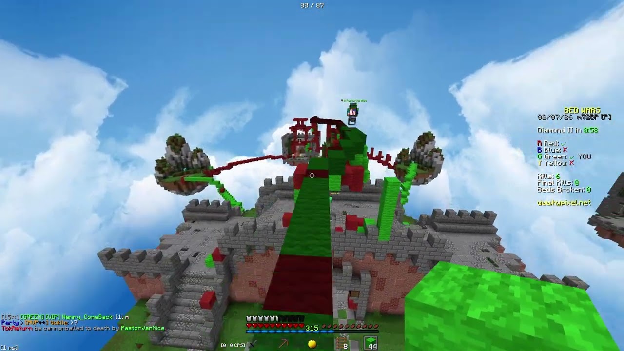 WINNING IN RANKED BEDWARS!!!
