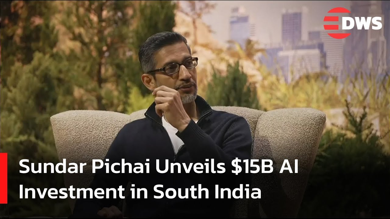 WATCH: Sundar Pichai Reveals Massive AI Investment Transforming South India | DWS News | AI14