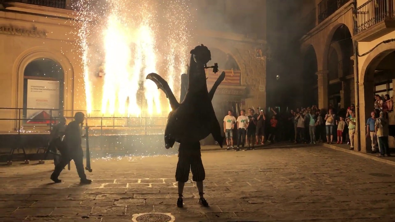 Roda de foc – Ball del Drac - Corpus Solsona 2019