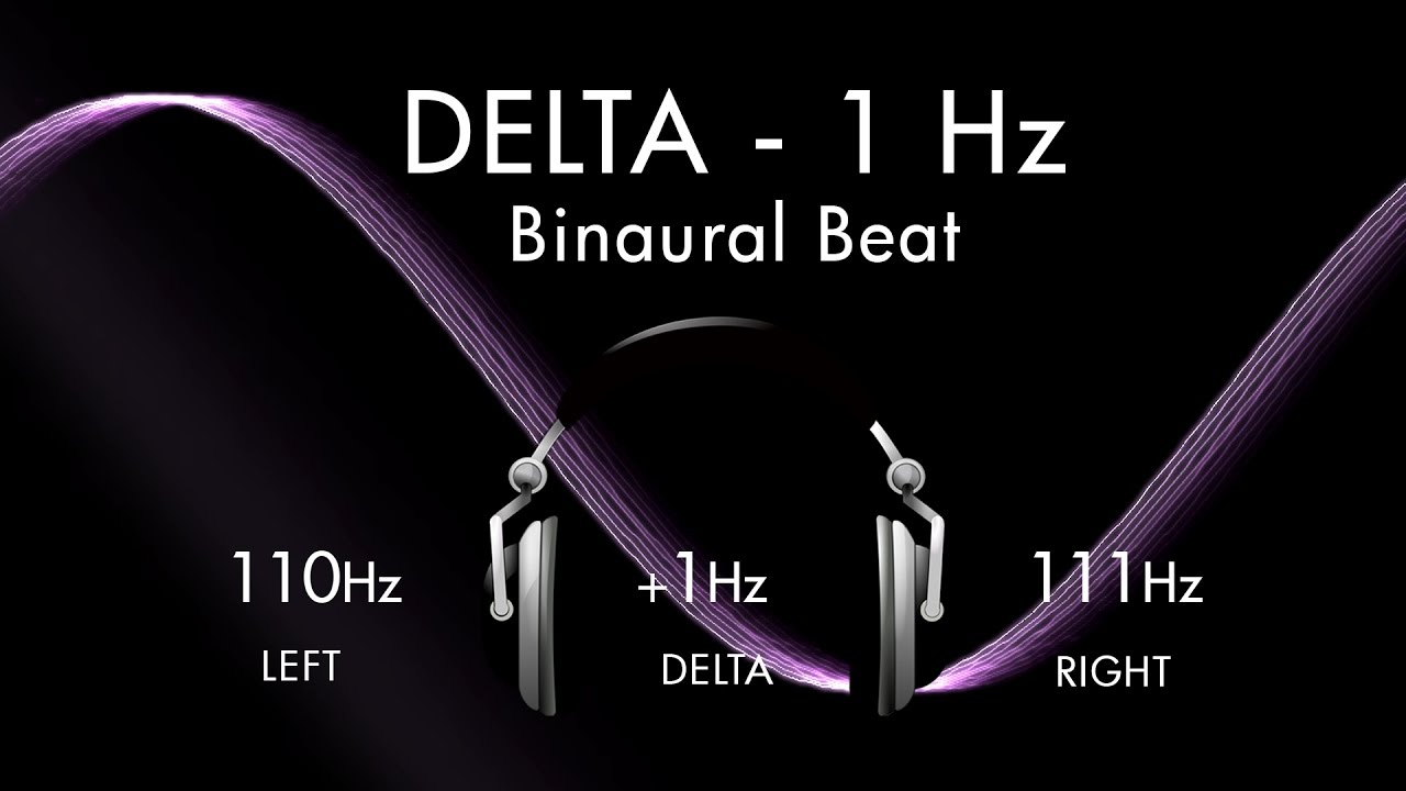 The Deep Delta Sleeping Pill - 1hr Pure Binaural Beat Session at ~(1Hz)~ Intervals
