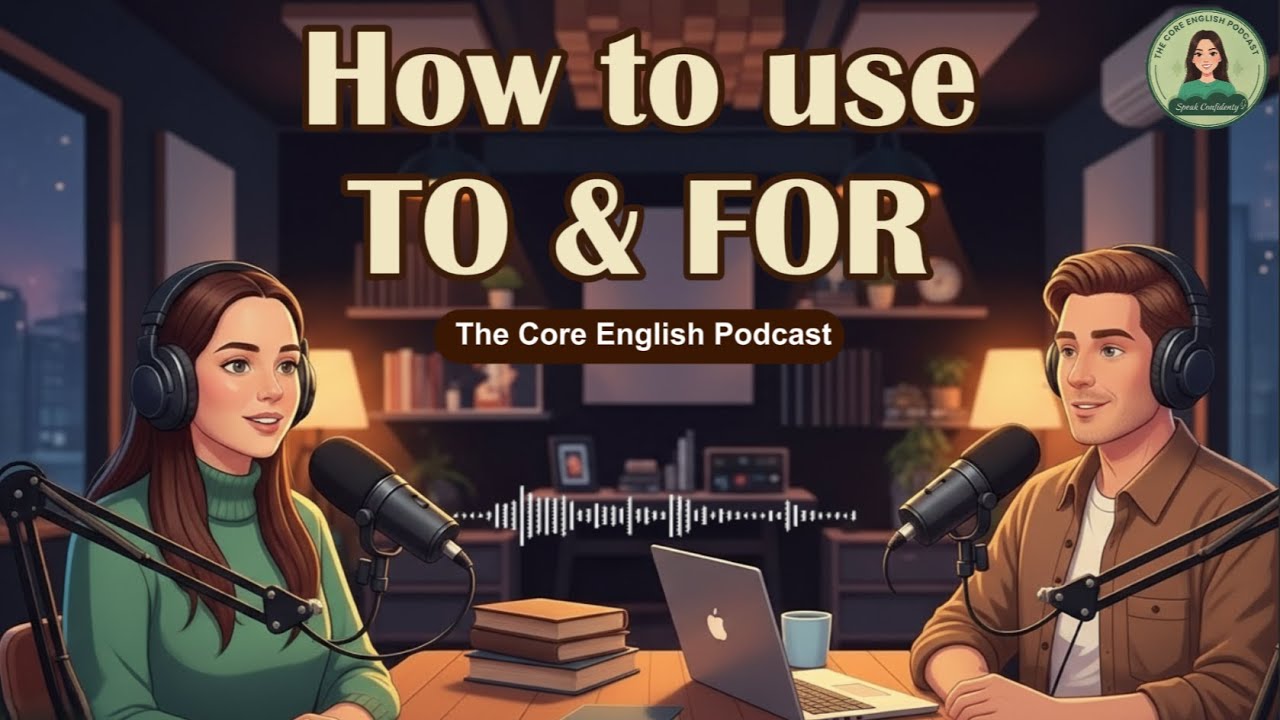 How to Use To vs For in English | The Core English Podcast