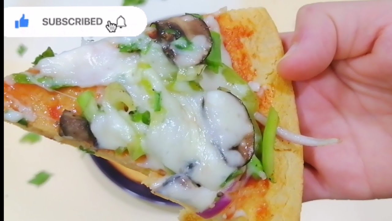 بيتزا بطحين الحمص (طحين الكباب) 👍😍 / Chickpeas flour Pizza