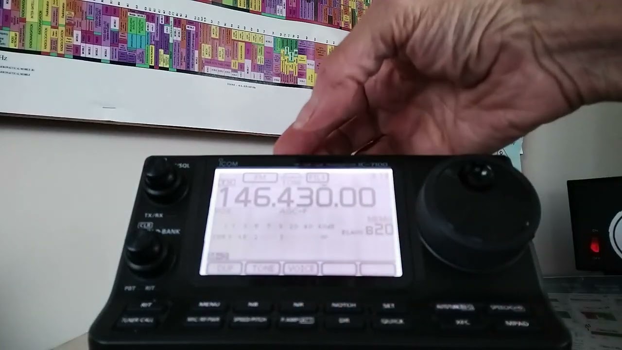 Setting a Non-standard Repeater Offset into the ICOM 7100