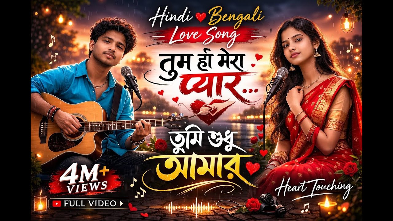 “Dil Mein Tum Sapne Mein Tum ❤️ | Hindi Bengali Romantic Song | New Love Story Song”