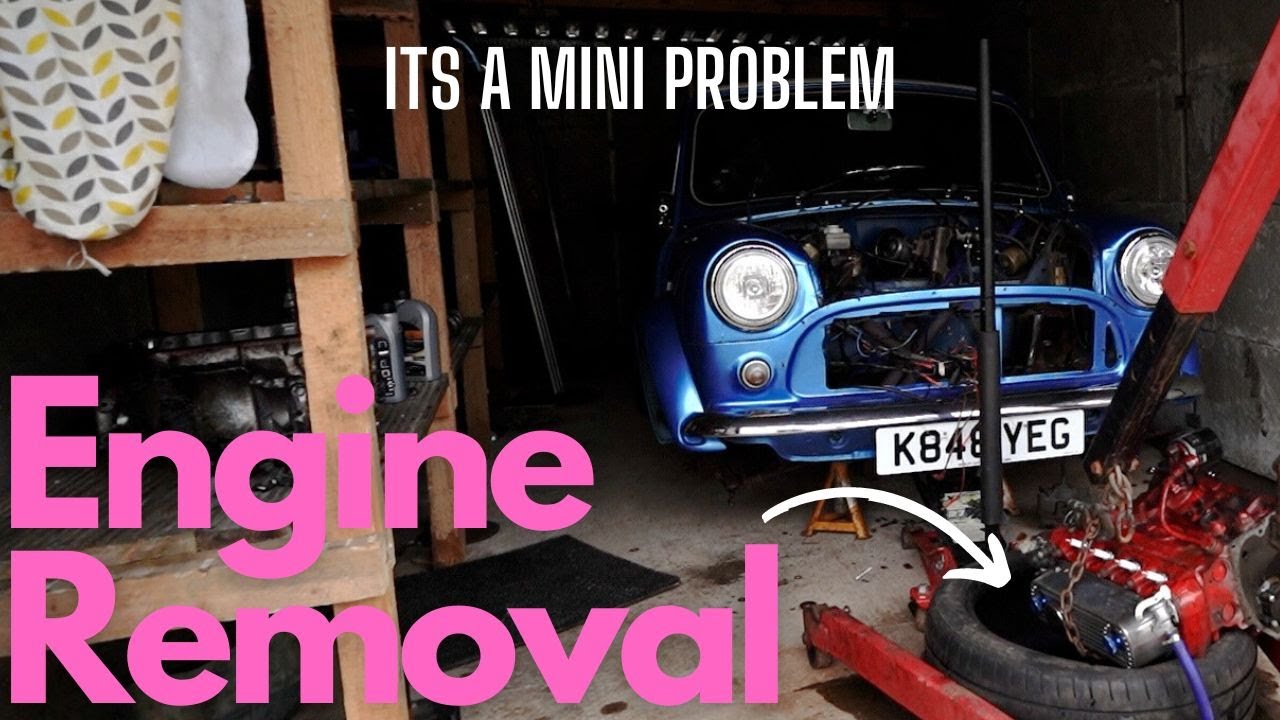 Removing the engine from my Classic Mini