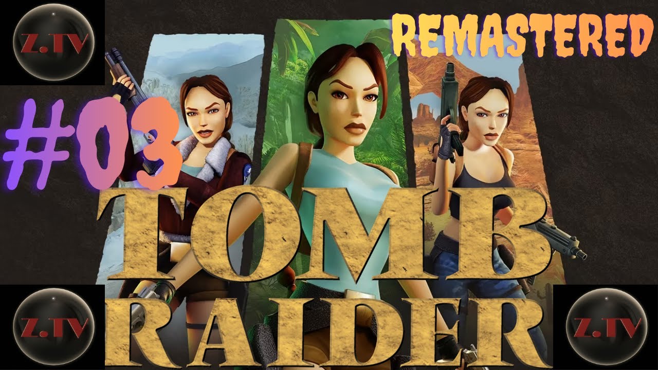 Let's Play Tomb Raider 1 Remastered #03# (99,9% BLIND) Der T REX!!!!