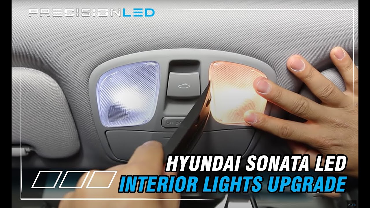 Hyundai Sonata with Sunroof LED Interior Lights - How To Install -  6th Gen | 2011- 2014