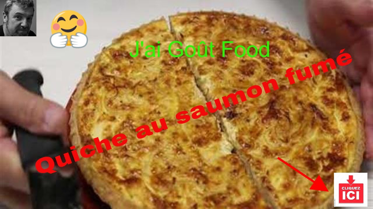 Quiche au saumon fumé