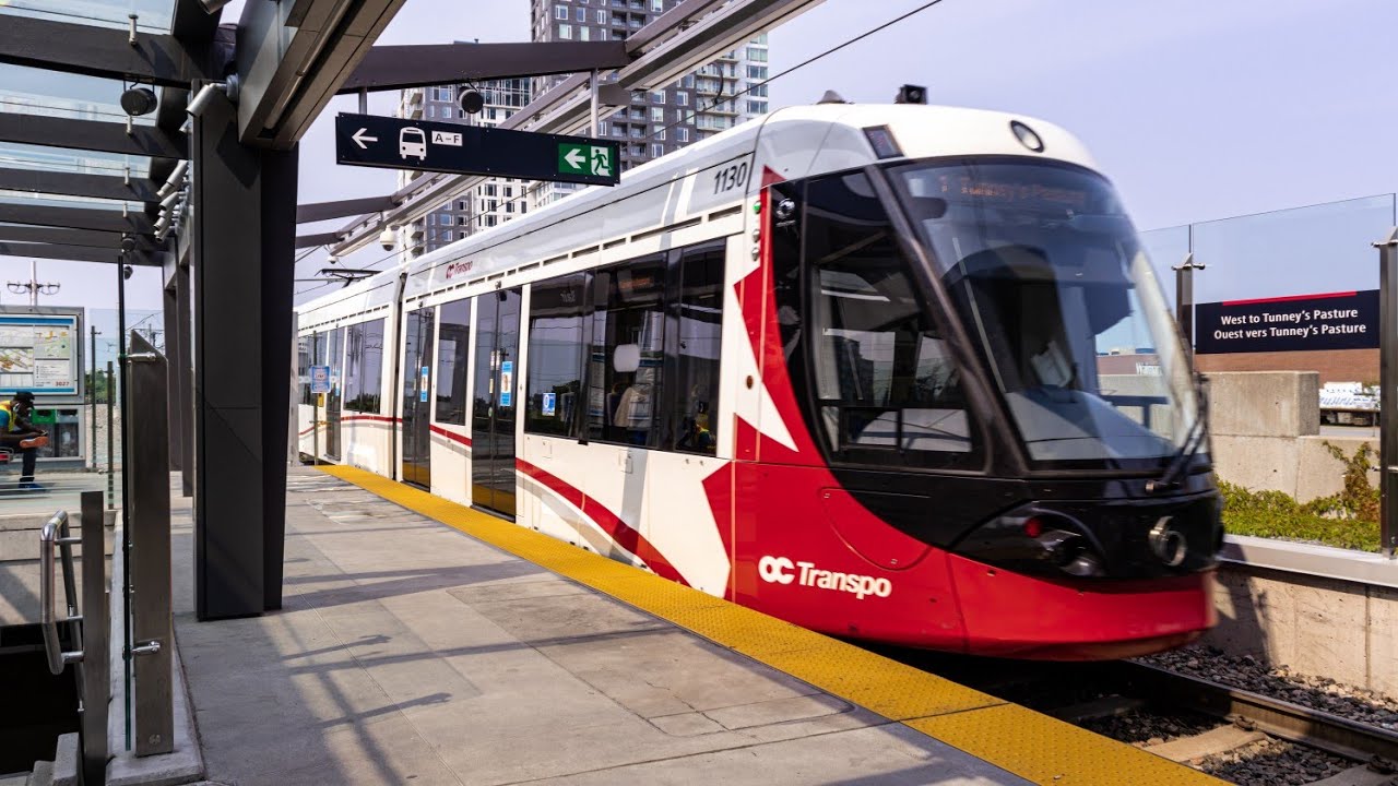 [OC Transpo] O-Train Confederation Line Ride to Tunney's Pasture